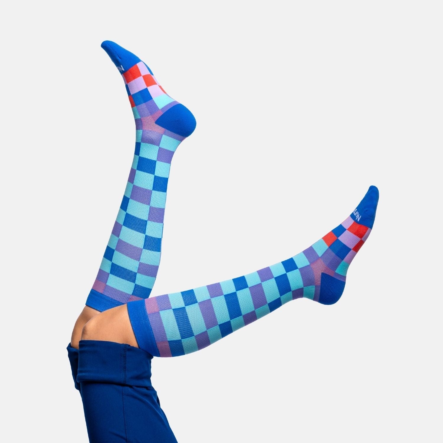 Checkered Compression Socks