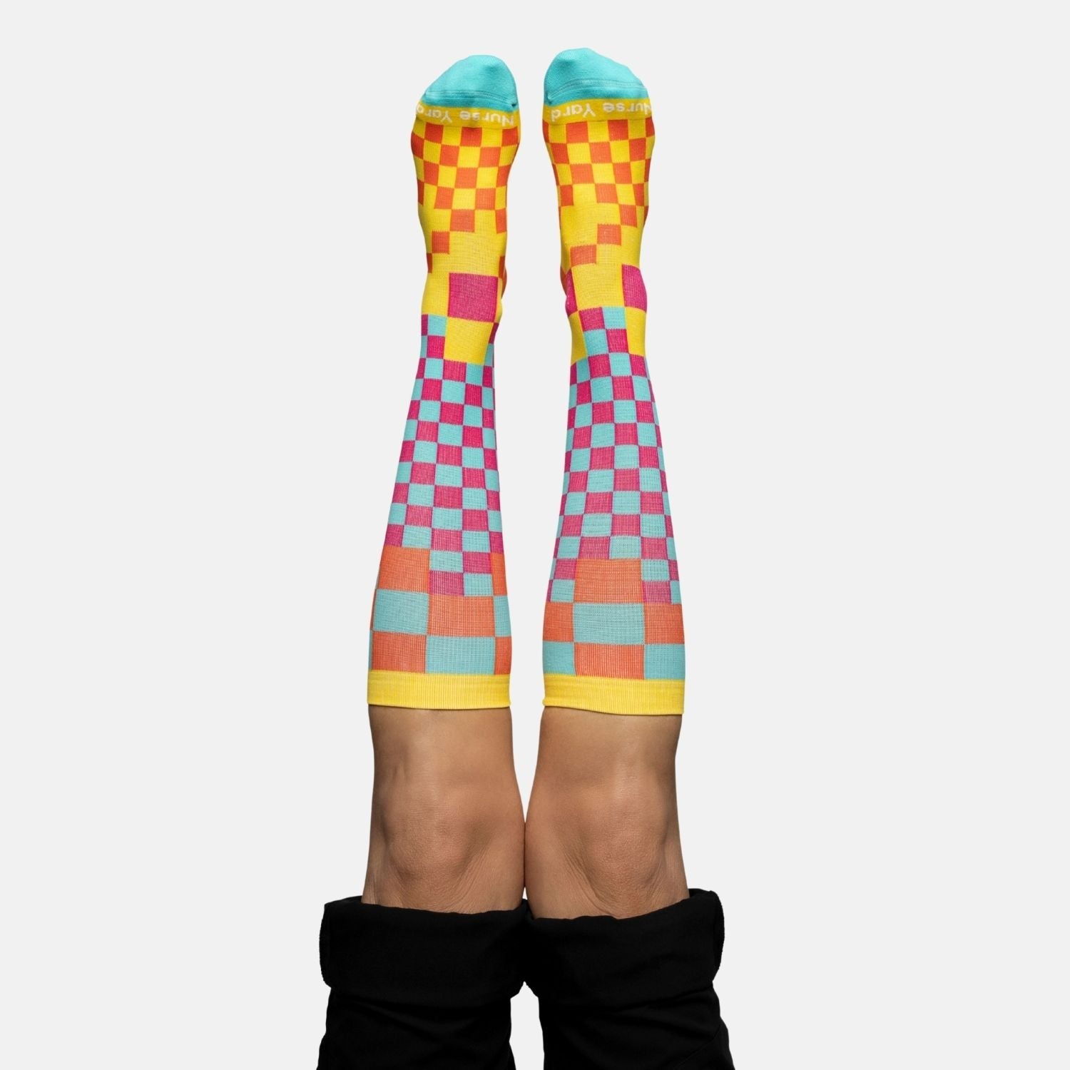 Checkered Compression Socks