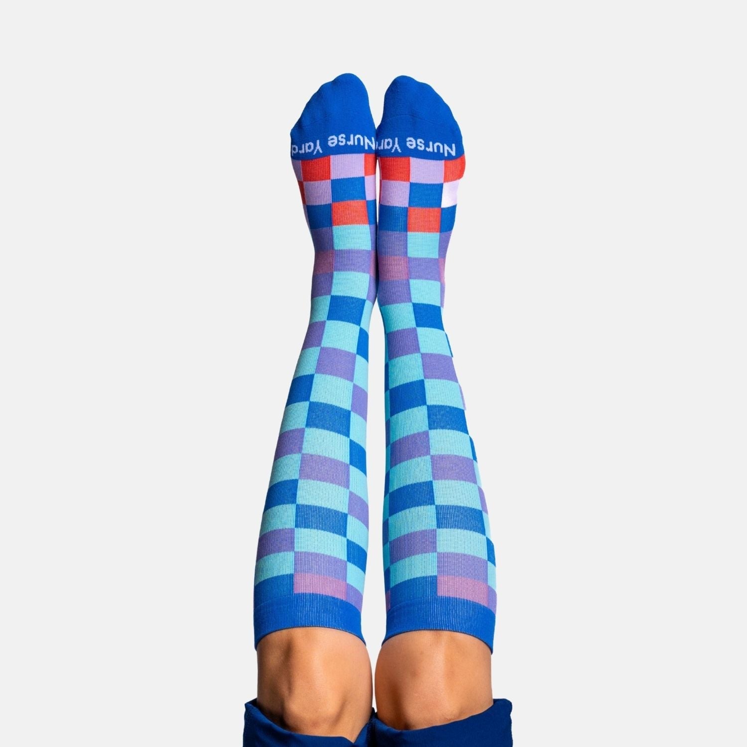 Checkered Compression Socks
