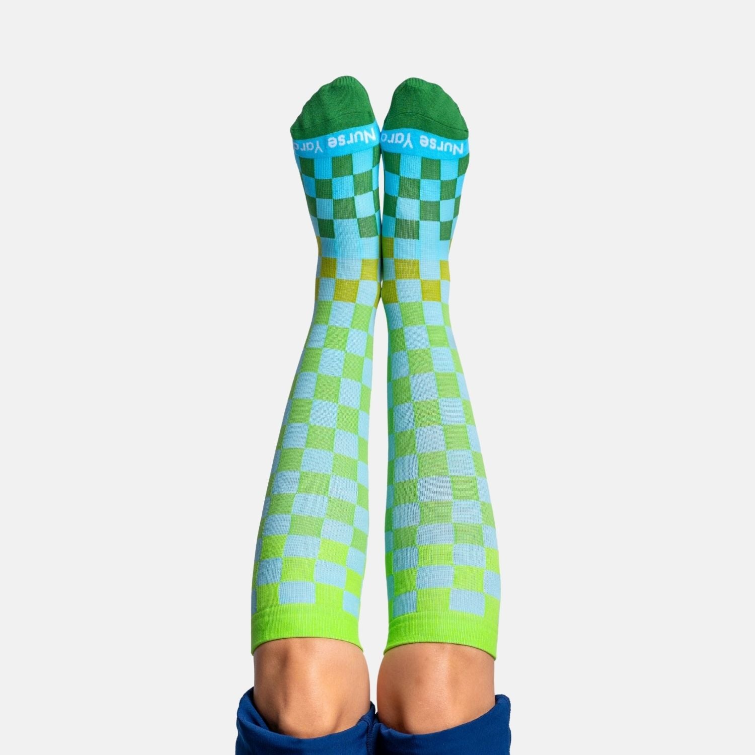 Checkered Compression Socks
