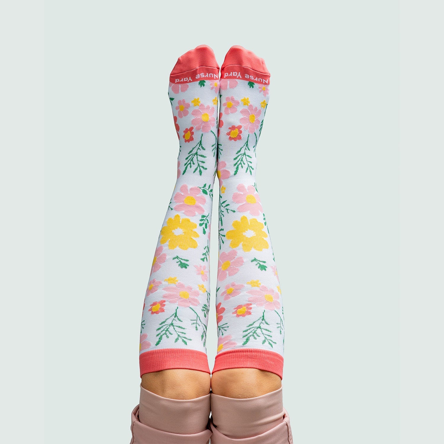 Flowers Compression Socks